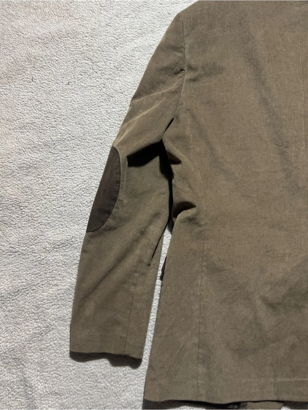 Lauren Ralph‎ Lauren Jacket Mens 39L Brown Blazer Fox Print Lined Elbow Pads